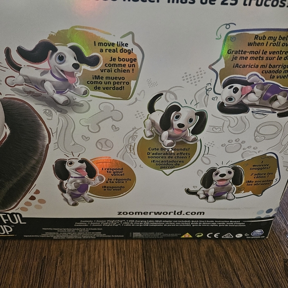 Zoomer Playful Pup Responsive Robotic Dog w/ Voice Recognition & Motion NEW. - Picture 4 of 13
